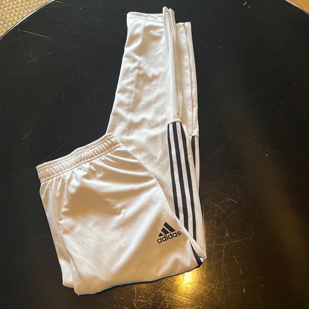 White Adidas, extra large, tracksuit sweatpants